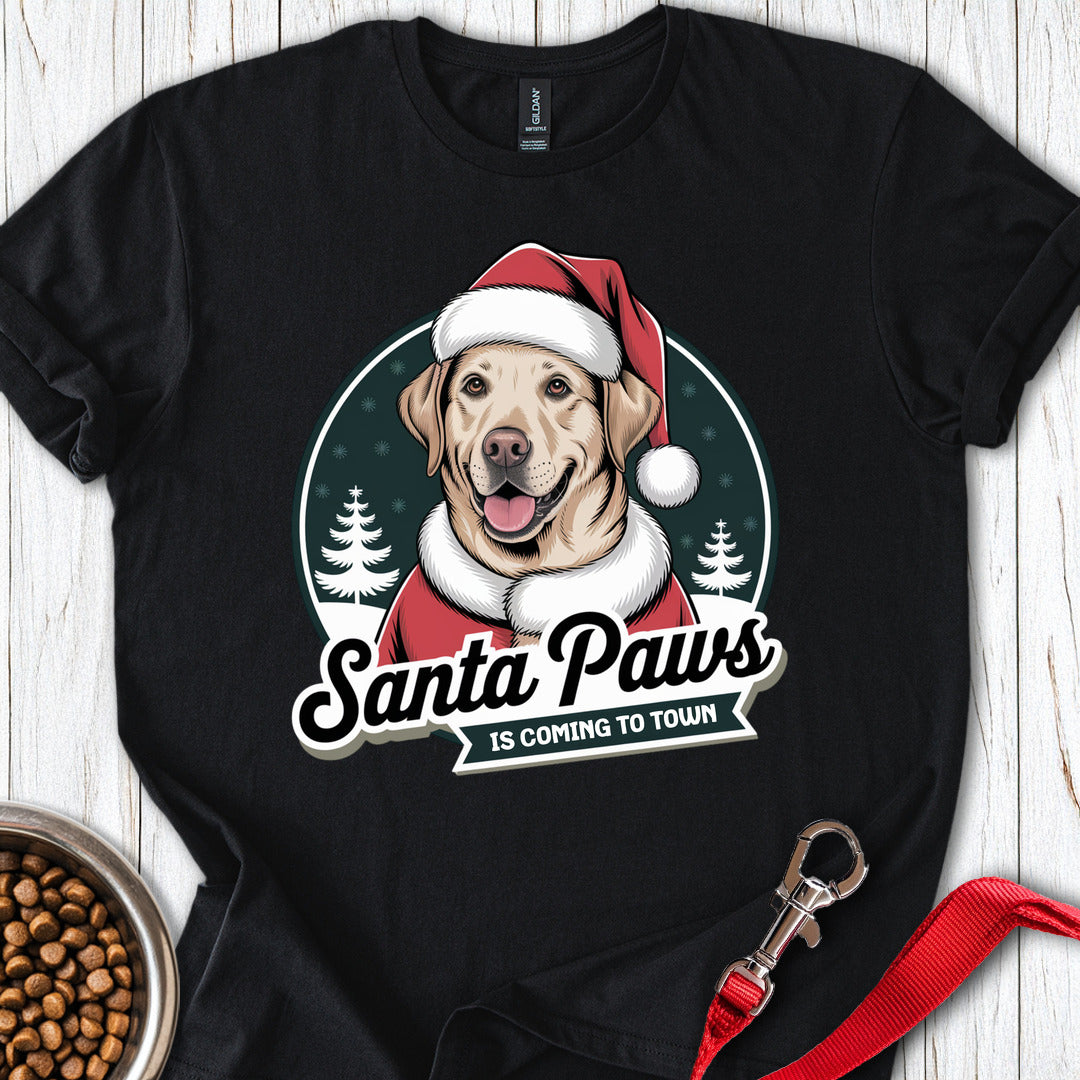 Santa Paws Labrador Christmas Black