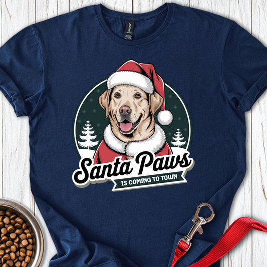 Santa Paws Labrador Christmas Navy