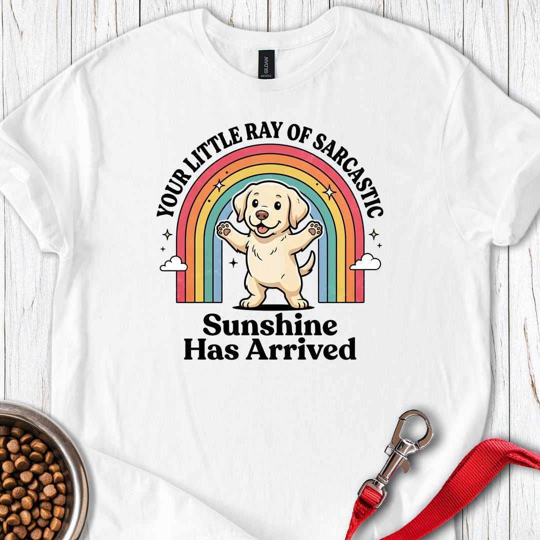 Sarcastic Sunshine Puppy White