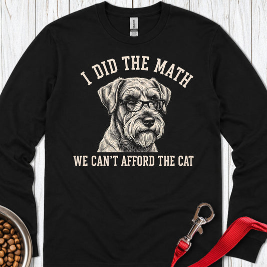 Schnauzer Ban The Cat Long Sleeve Black