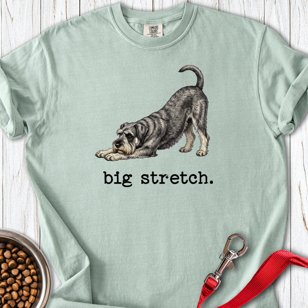 Schnauzer Big Stretch Premium Tee — Bay