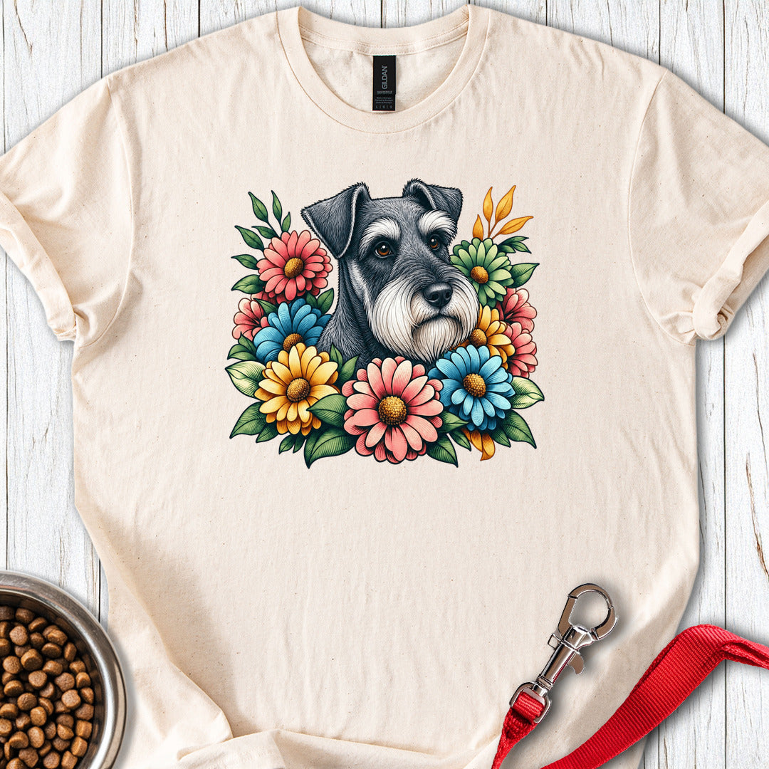 Schnauzer Floral — Natural