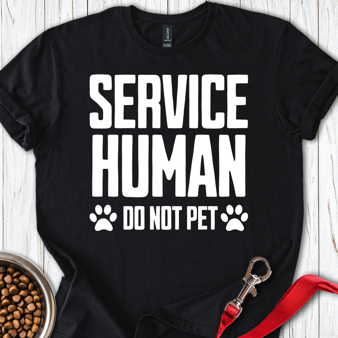Service Human Dog Black