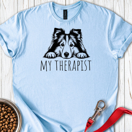 Shetland Sheepdog My Therapist — Light Blue