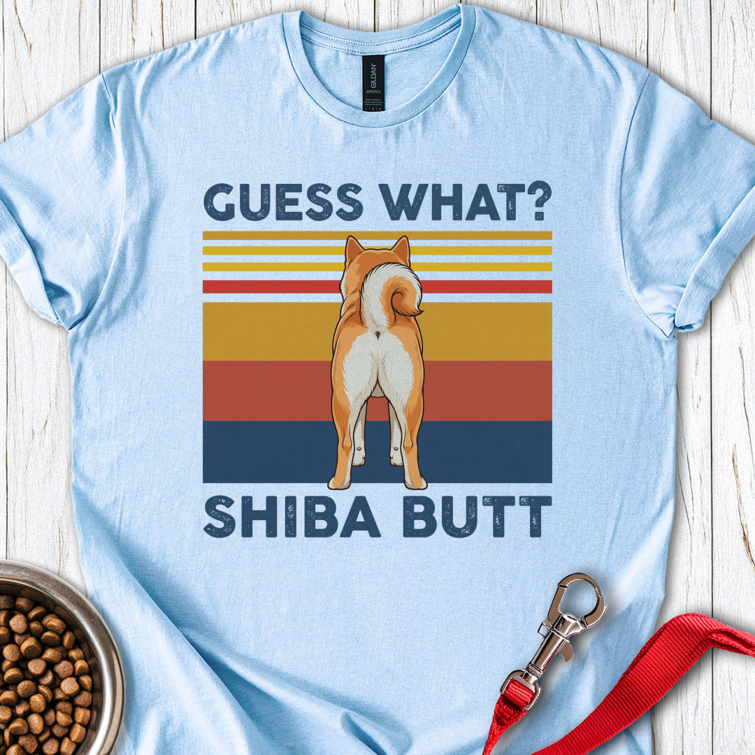 Shiba Butt Light Blue
