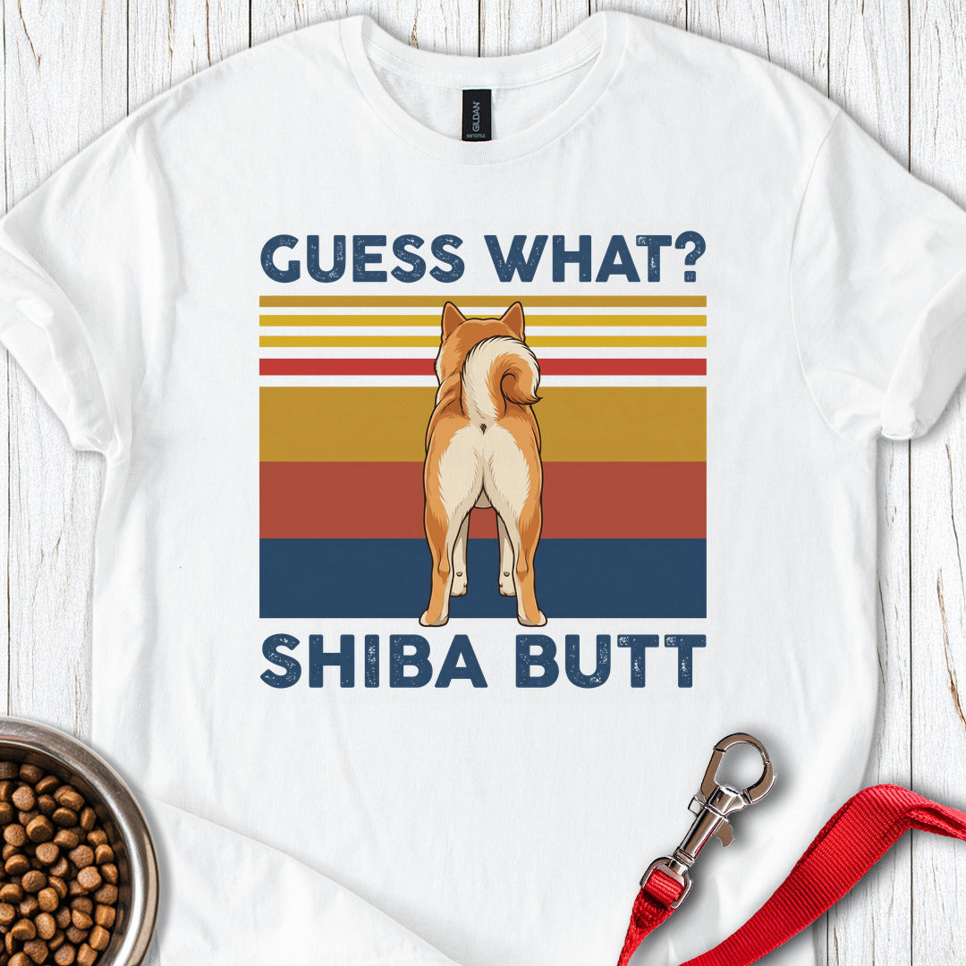 Shiba Butt White