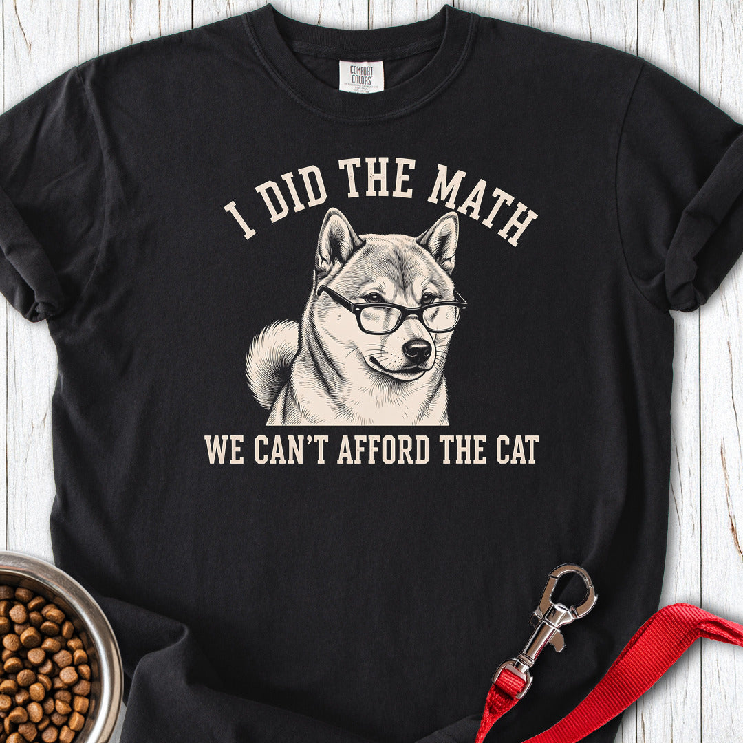 Shiba Inu Ban The Cat Premium Tee — Black