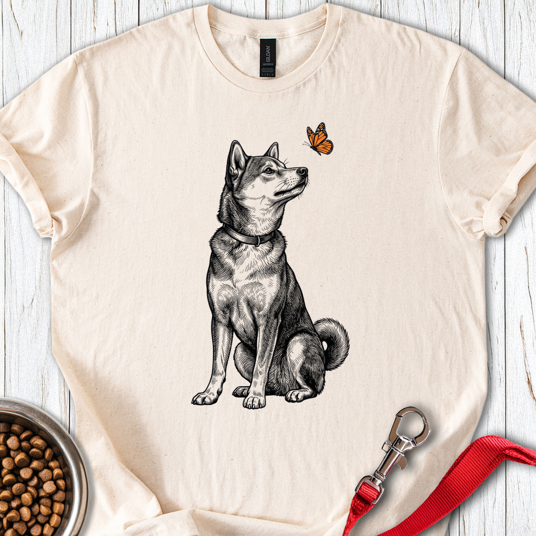 Shiba Inu Butterfly Natural