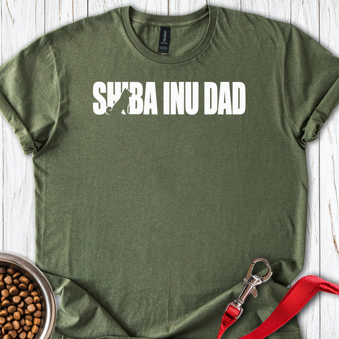 Shiba Inu Dad Military Green