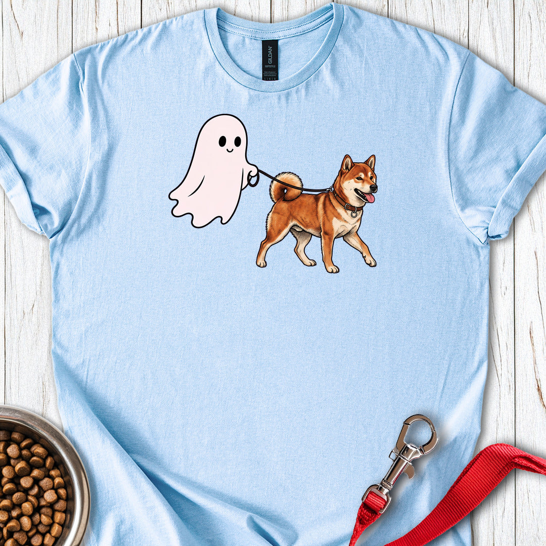 Shiba Inu Ghost Walk — Light Blue
