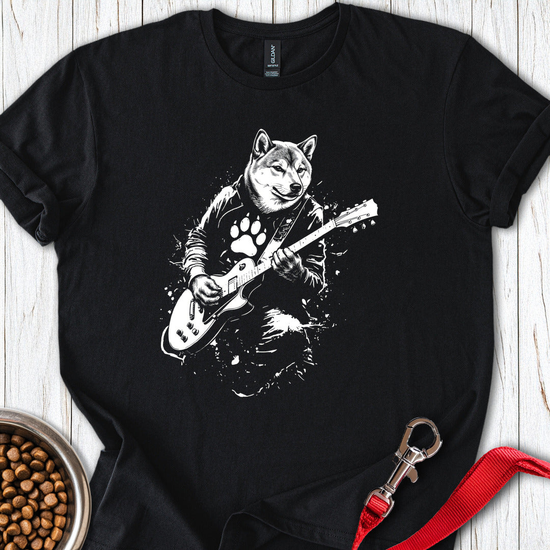 Shiba Inu Guitar Black