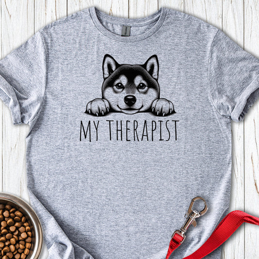 Shiba Inu My Therapist — Sport Grey