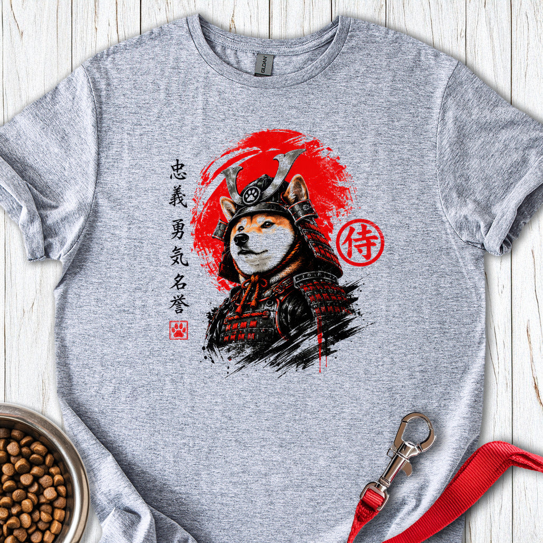 Shiba Inu Samurai Sport Grey