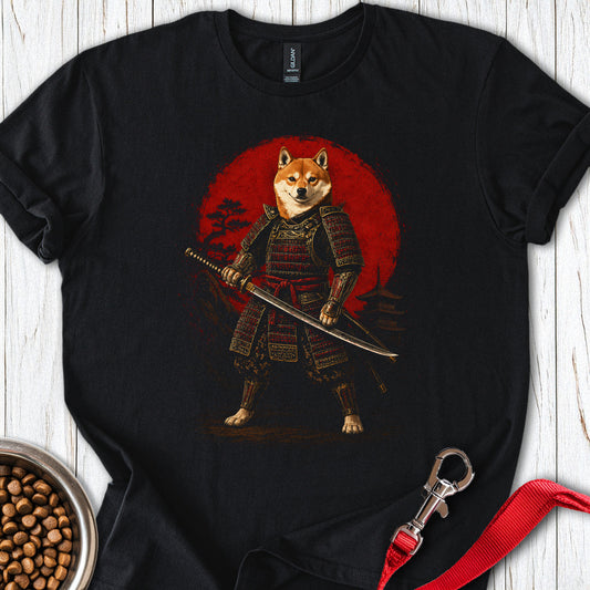 Shiba Inu Samurai II Black