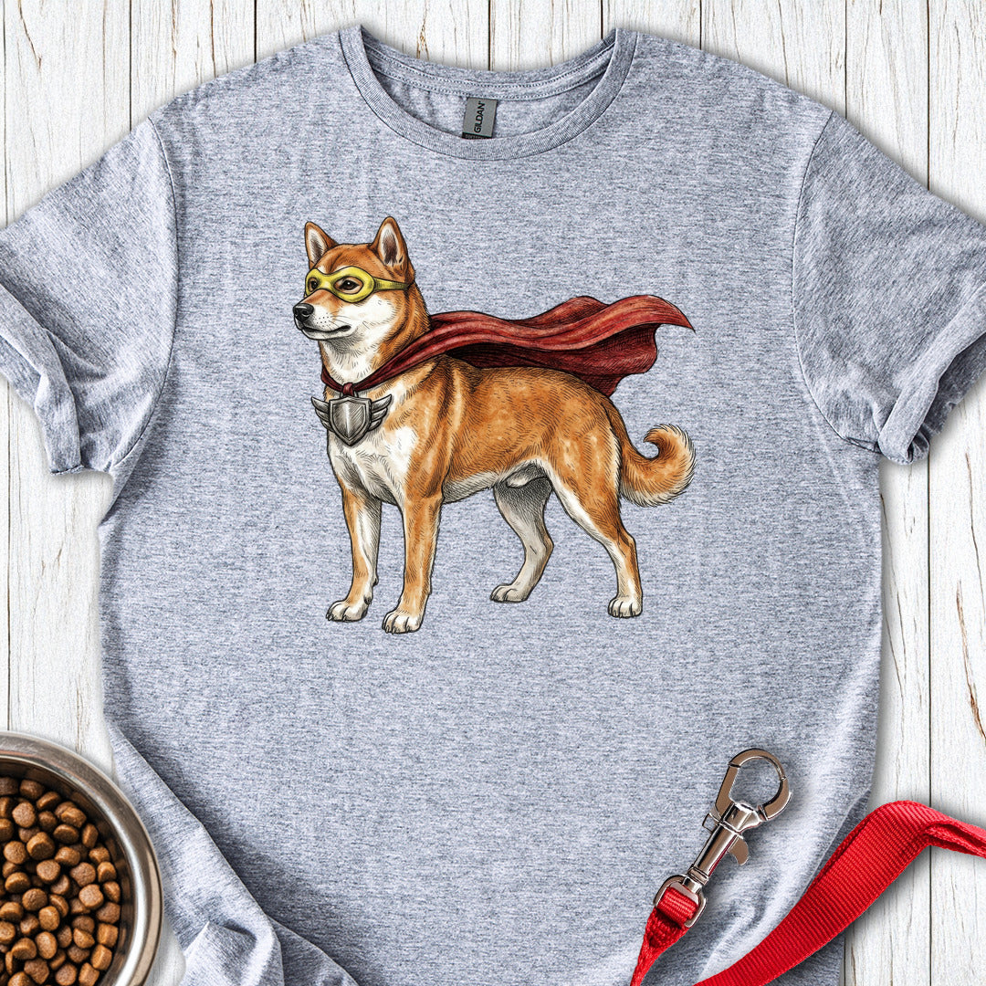 Shiba Inu Superhero Sport Grey