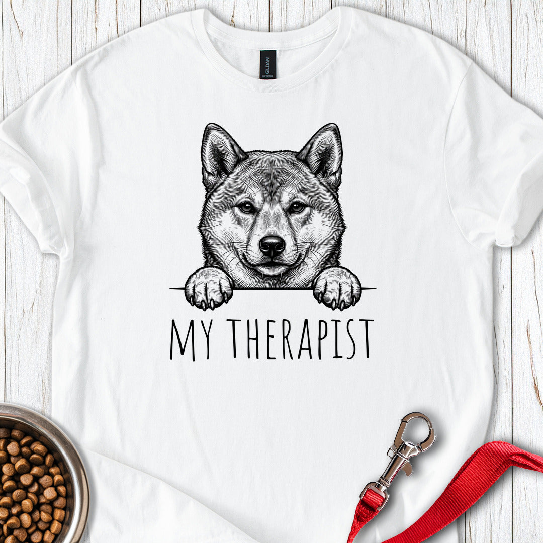 Shiba Inu Therapist White