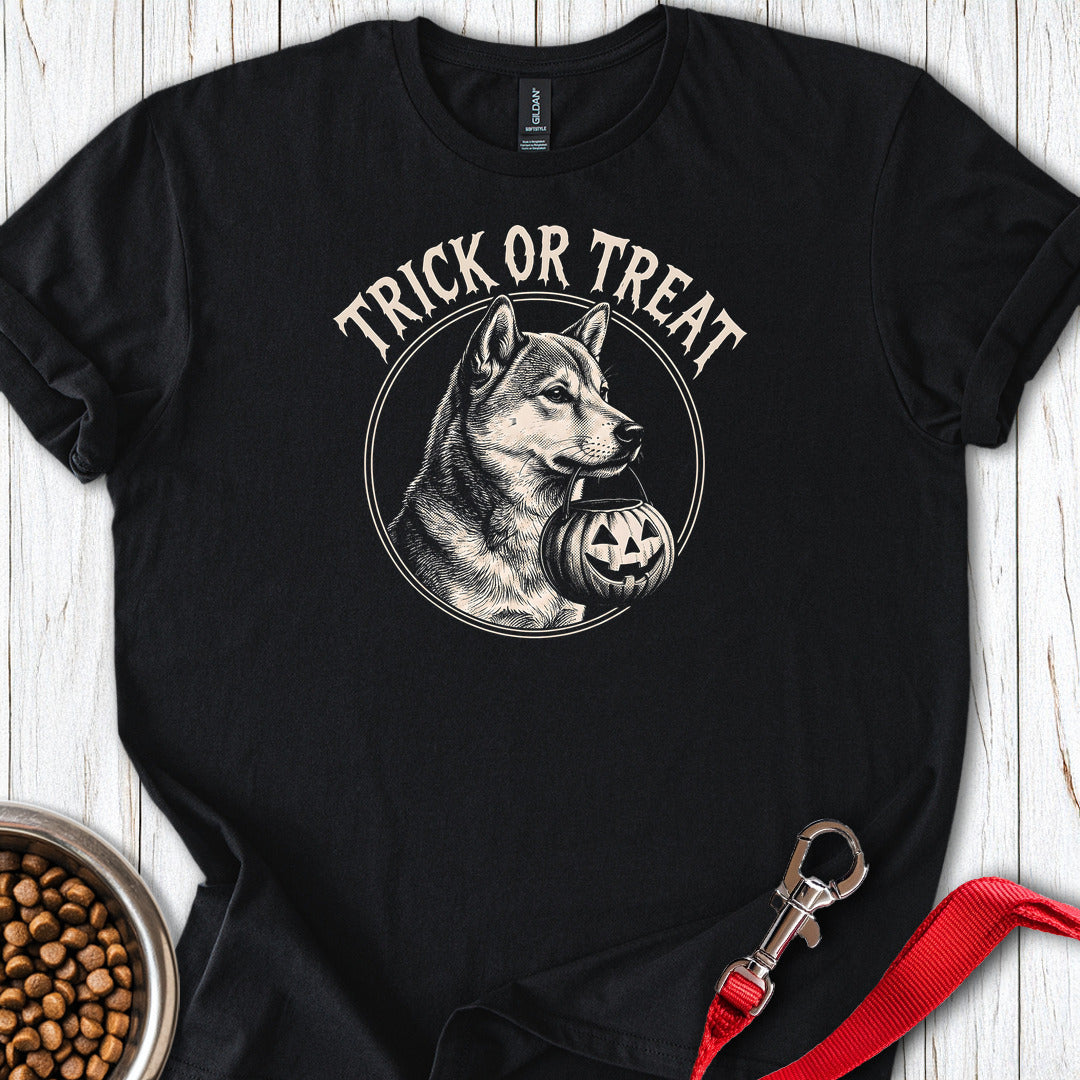 Shiba Inu Trick Or Treat Halloween — Black