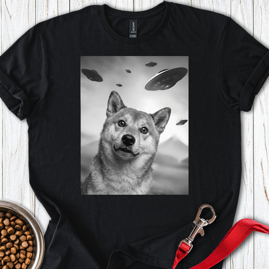 Shiba Inu UFO Black