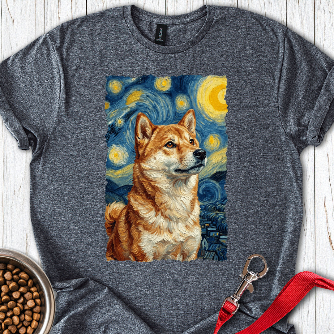 Shiba Inu Van Gogh Dark Heather