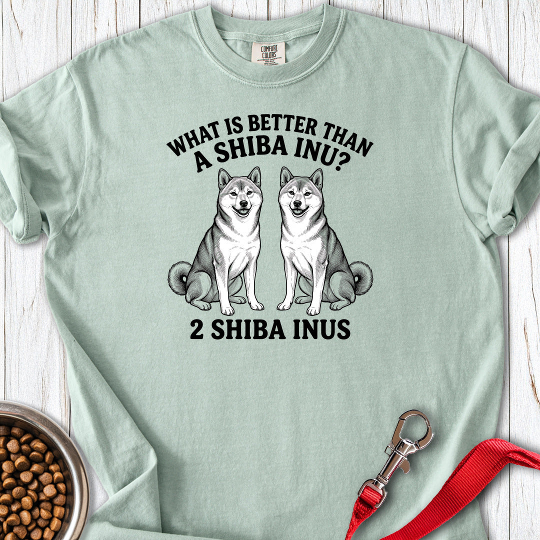 Shiba Inu What Is Better Than One Premium Tee — Bay