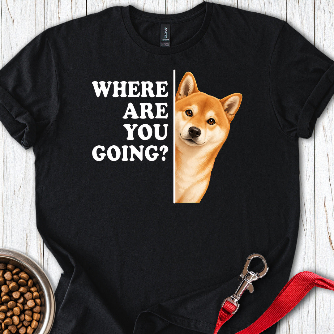 Shiba Inu Where Are You Going — Black