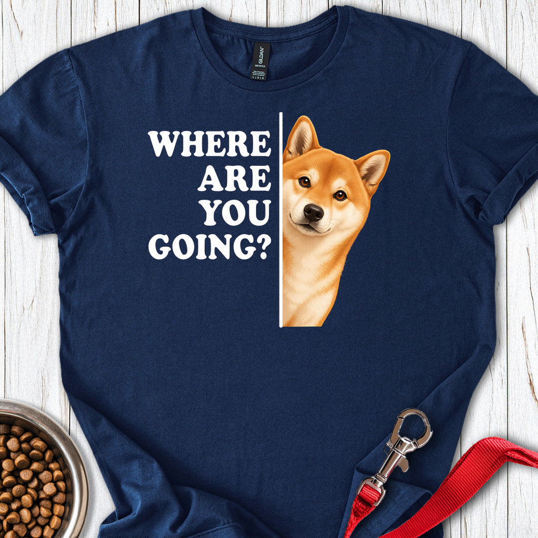 Shiba Inu Where Are You Going — Navy