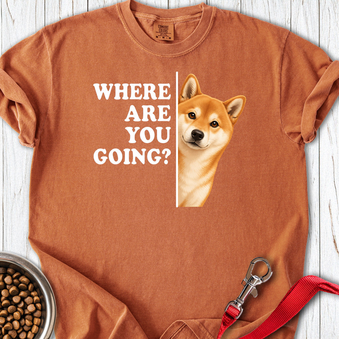 Shiba Inu Where Are You Going Premium Tee — Yam