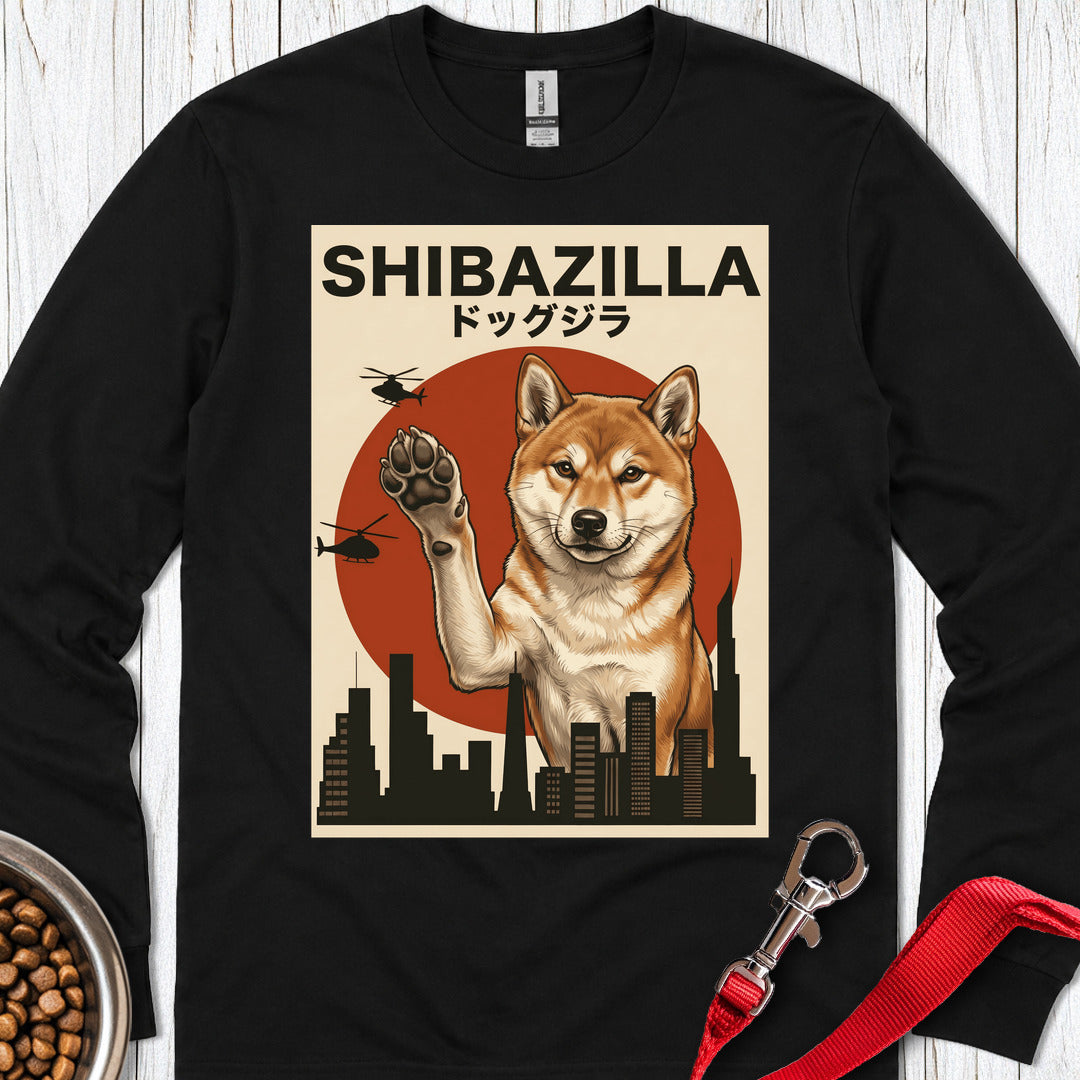 Shibazilla Long Sleeve — Black