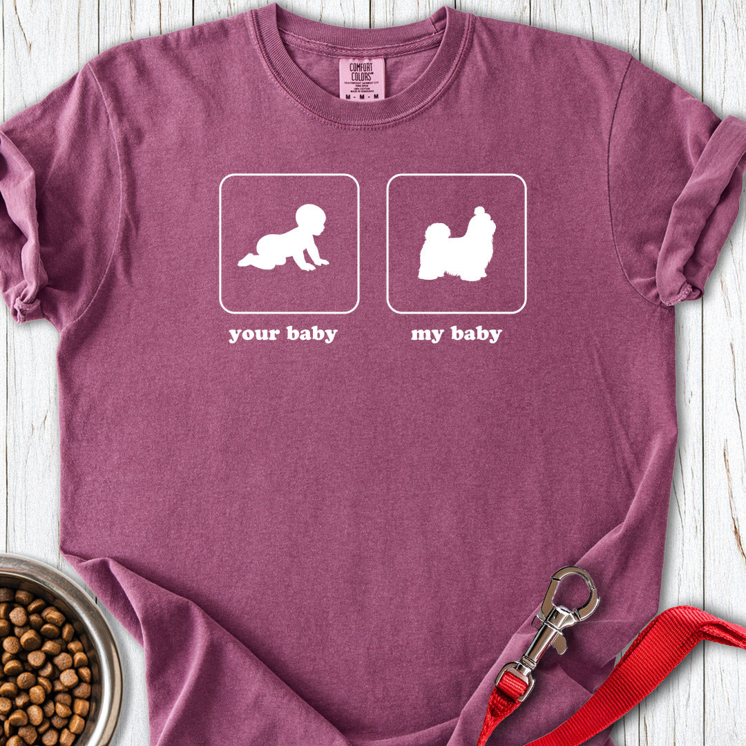 Shih Tzu Baby Premium Tee — Berry