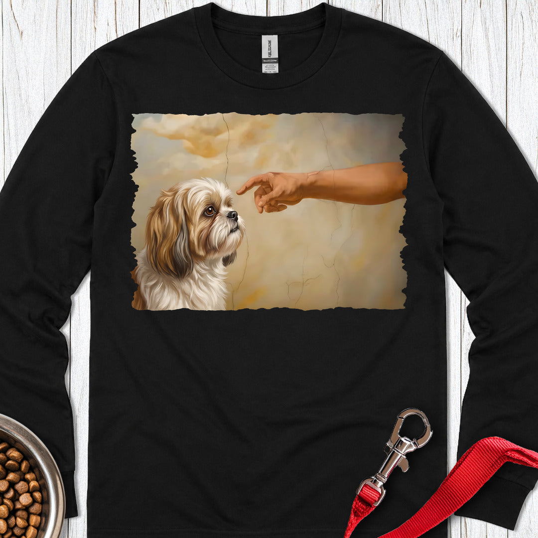 Shih Tzu Creation Long Sleeve — Black
