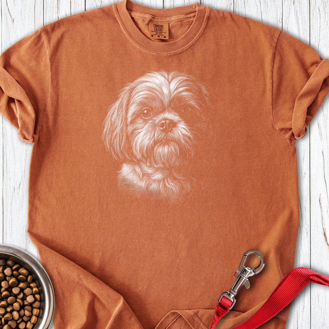 Shih Tzu Engraved Premium Tee — Yam