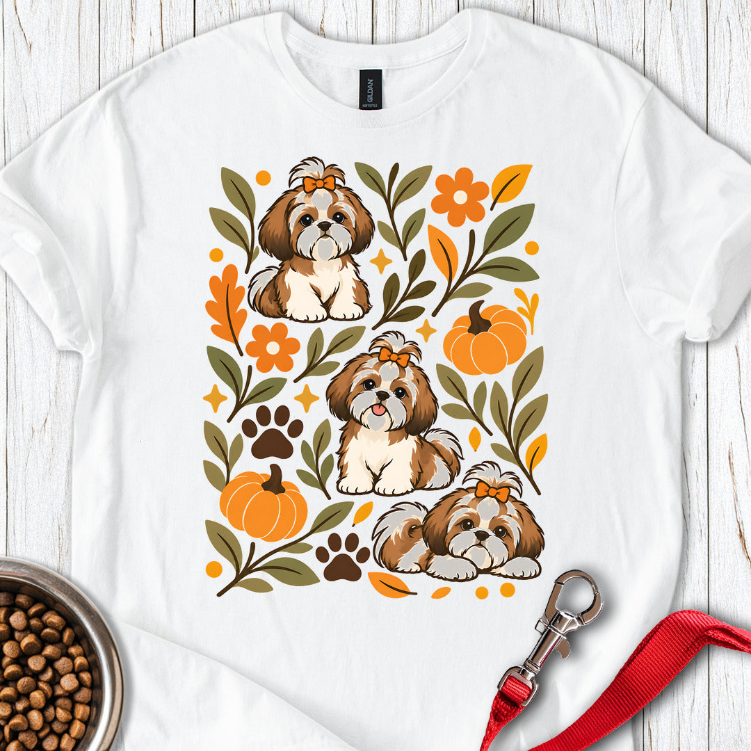 Shih Tzu Fall — White