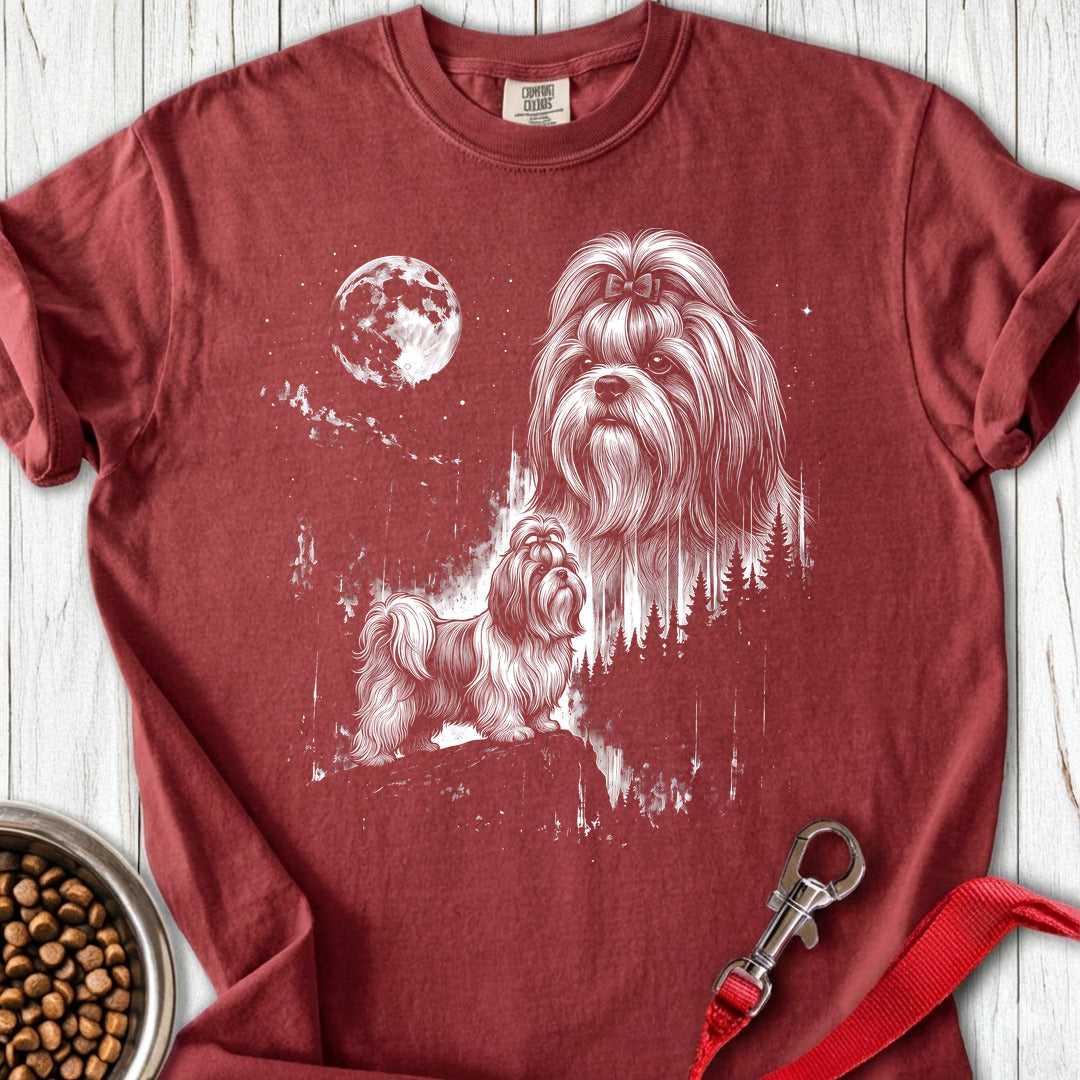 Shih Tzu Moonlight Premium Tee — Brick