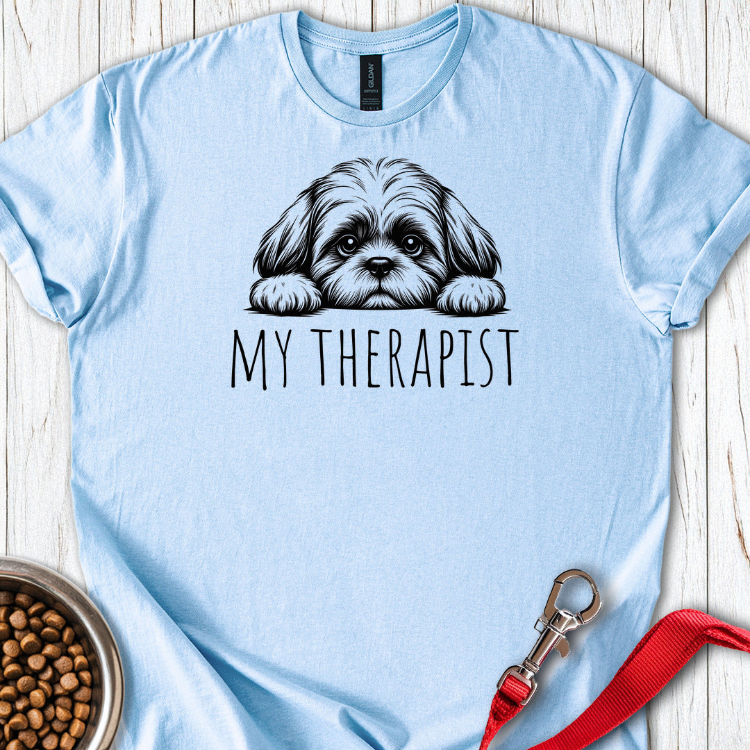 Shih Tzu My Therapist — Light Blue