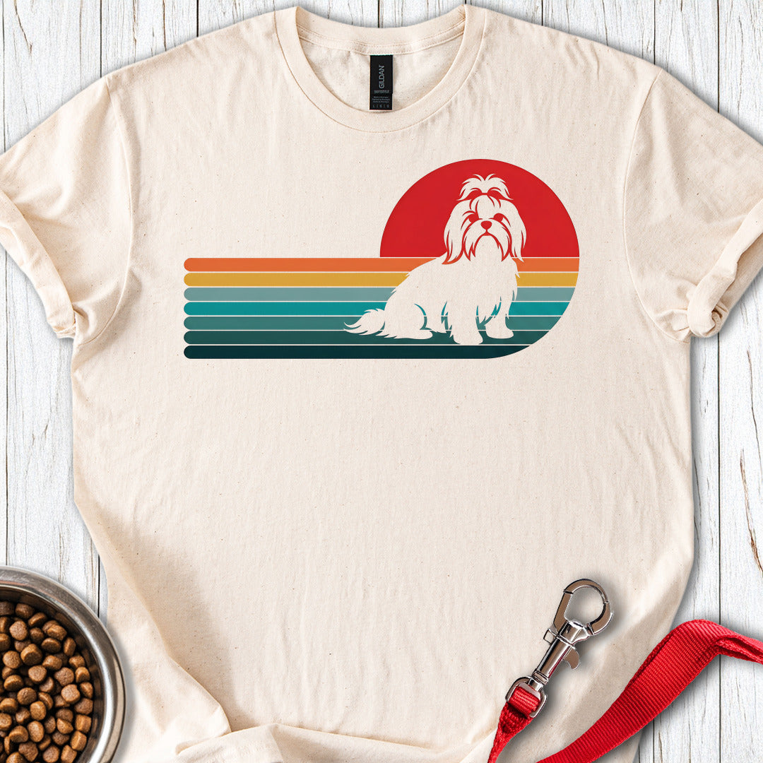 Shih Tzu Retro Sunset — Natural