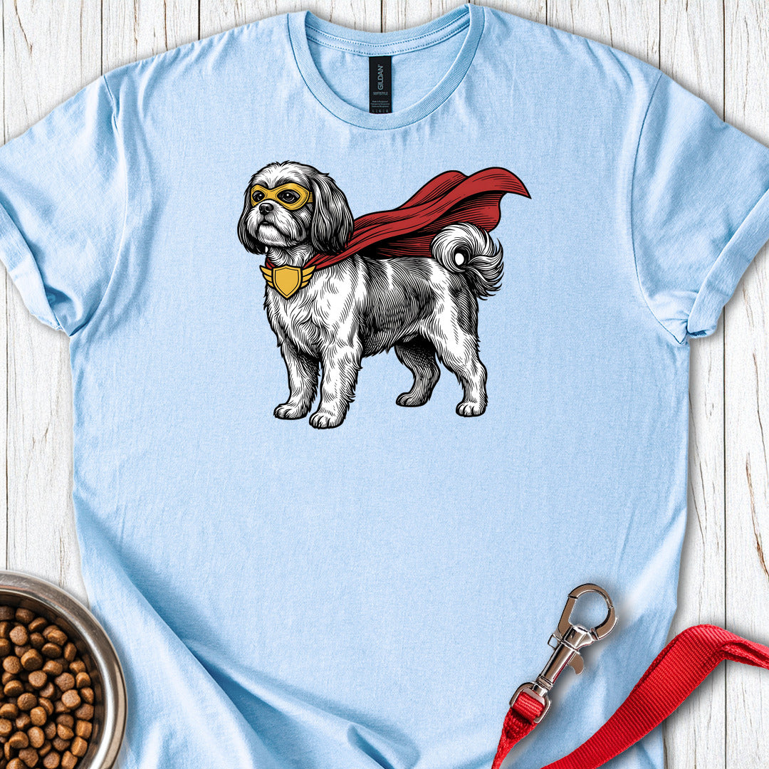 Shih Tzu Superhero — Light Blue