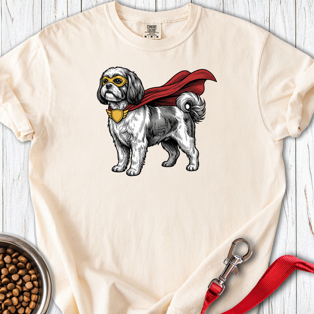 Shih Tzu Superhero Premium Tee — Ivory