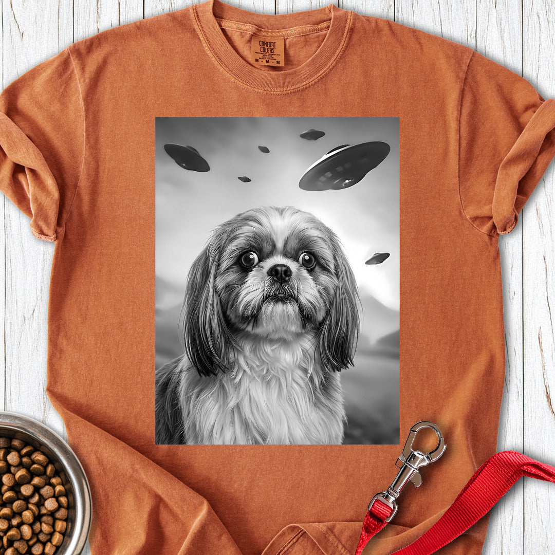 Shih Tzu UFO Premium Tee — Yam