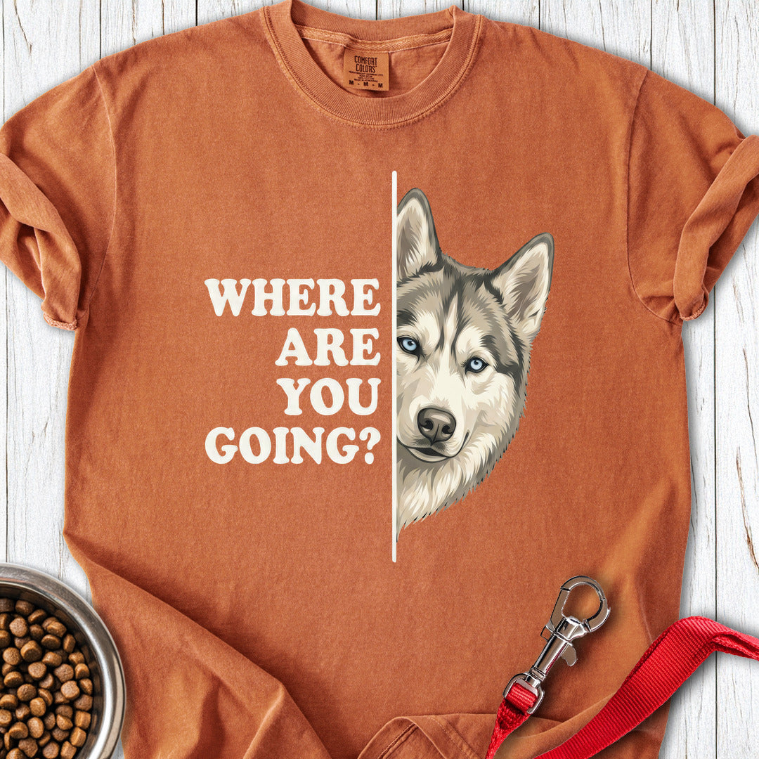 Siberian Husky Alert Premium Tee Yam