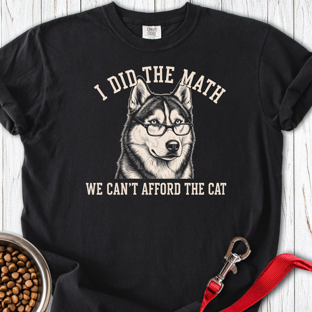Siberian Husky Ban The Cat Premium Tee — Black