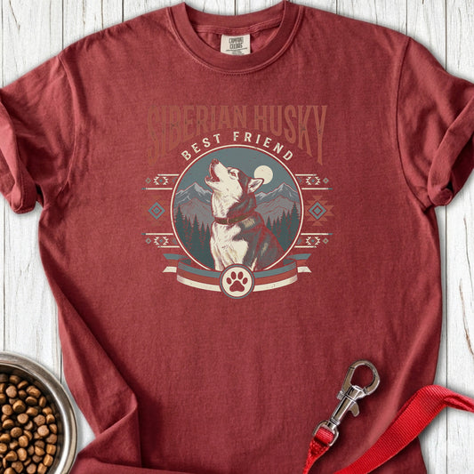 Siberian Husky Best Friend Premium Tee Brick
