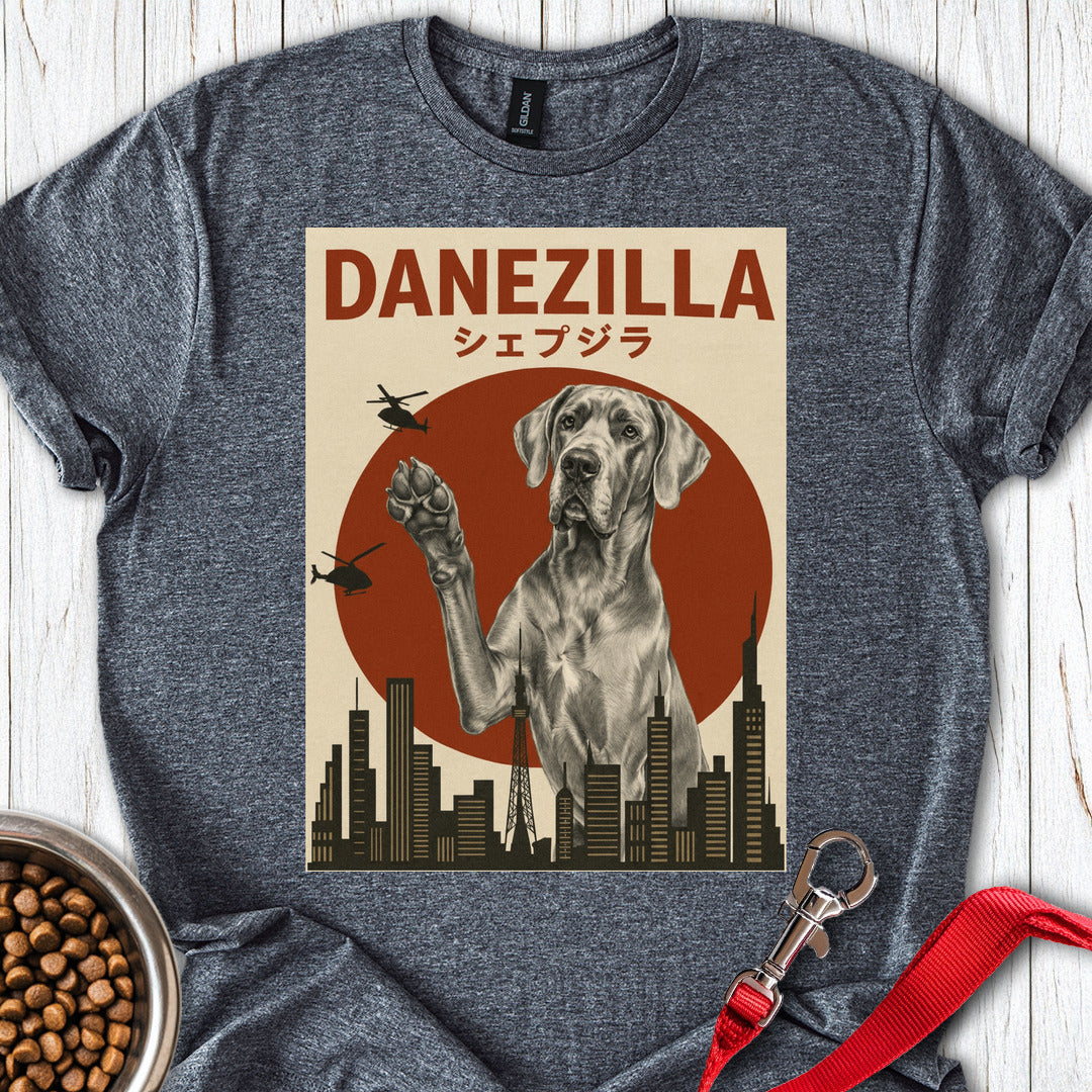 Silver Great Dane Danezilla Dark Heather