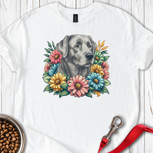 Silver Lab Flower White