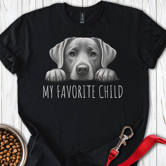 Silver Labrador Favorite Child Black