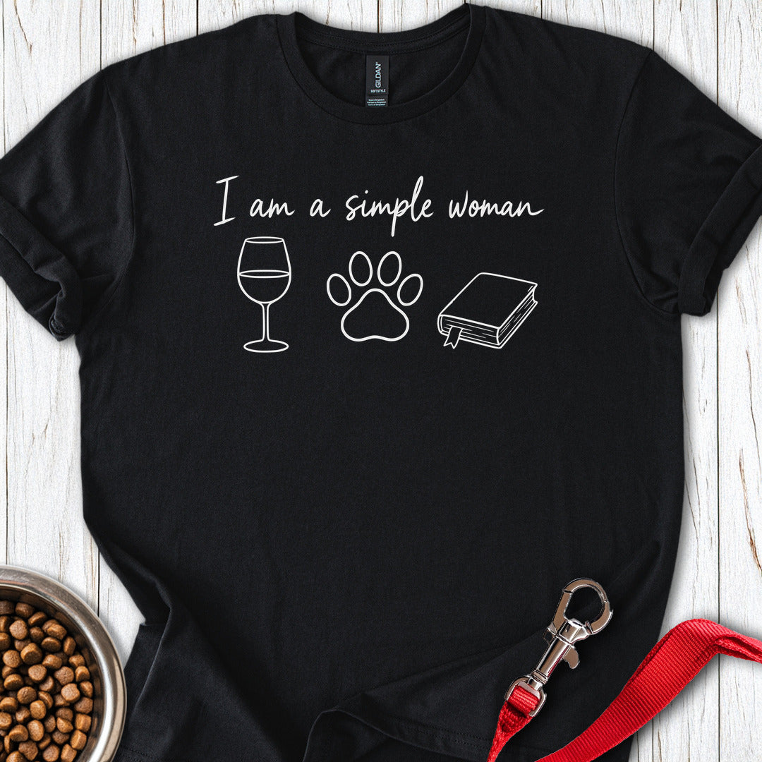 Simple Dog Woman Black