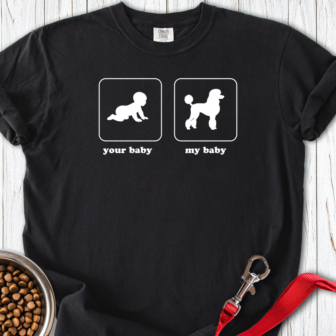 Standard Poodle Baby Premium Tee — Black