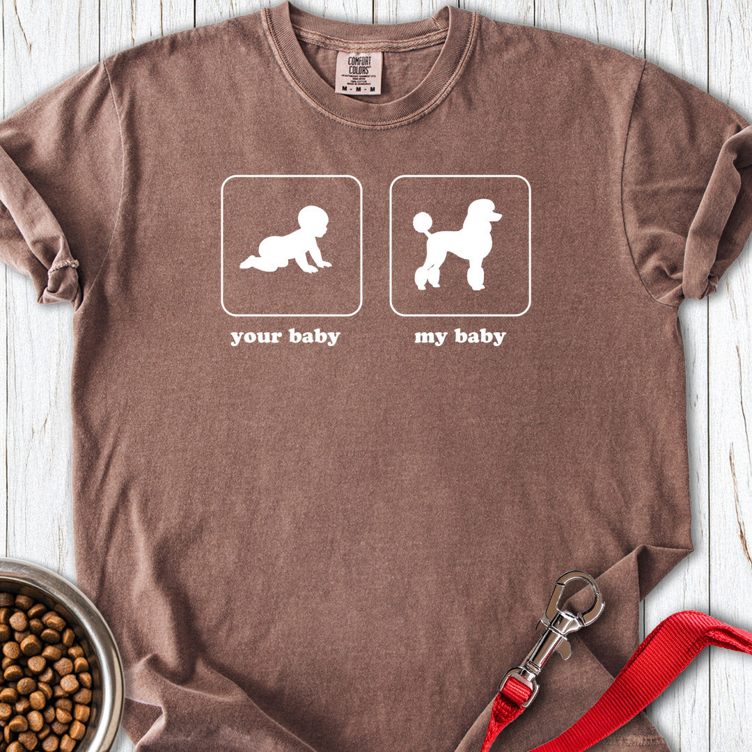 Standard Poodle Baby Premium Tee — Espresso