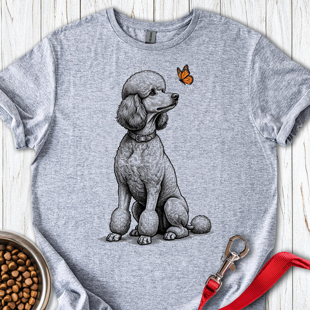 Standard Poodle Butterfly — Sport Grey