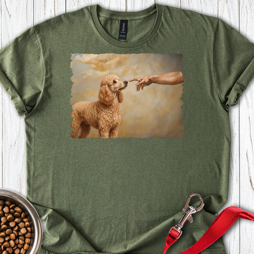 Standard Poodle Creation Apricot Military Green