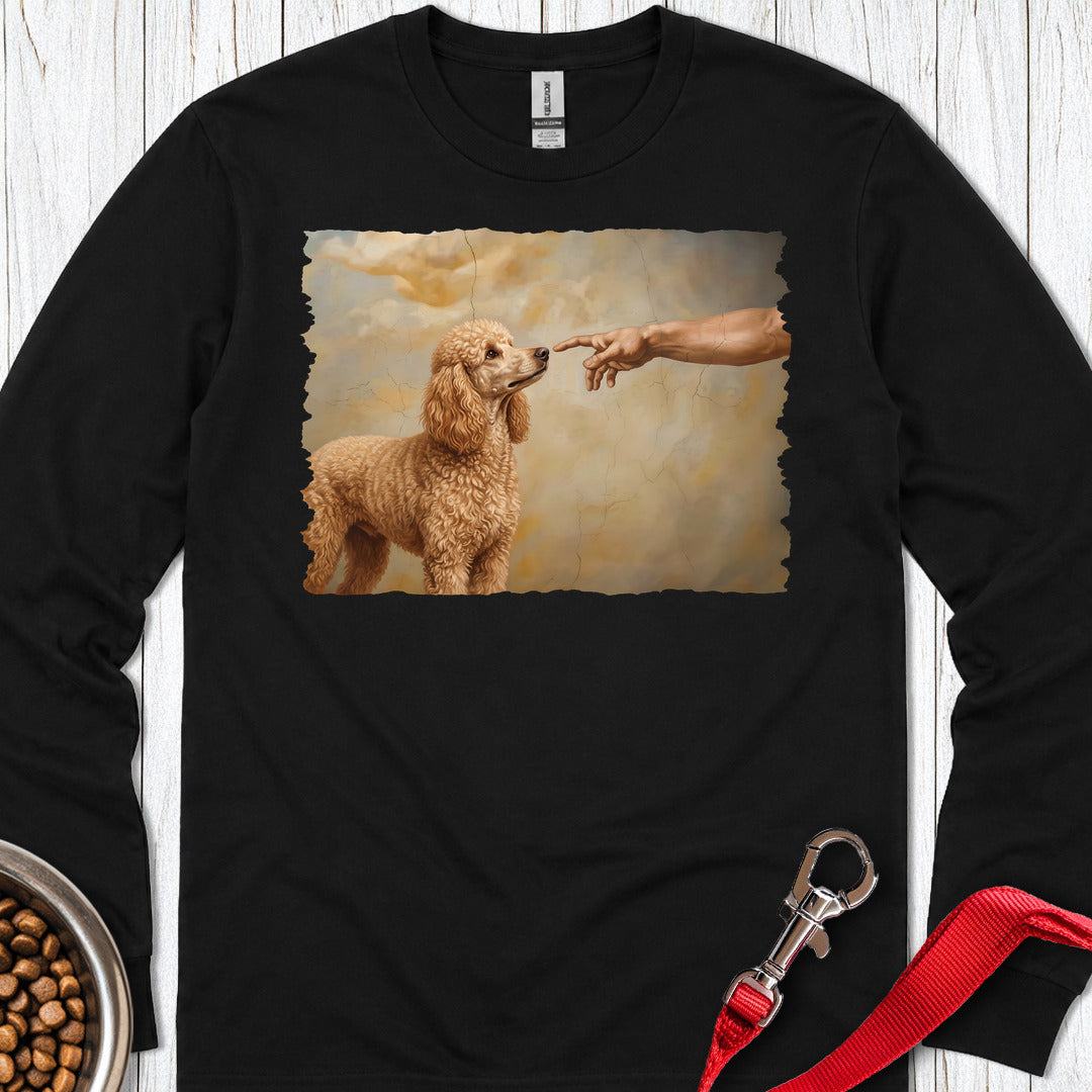 Standard Poodle Creation Apricot Long Sleeve Black